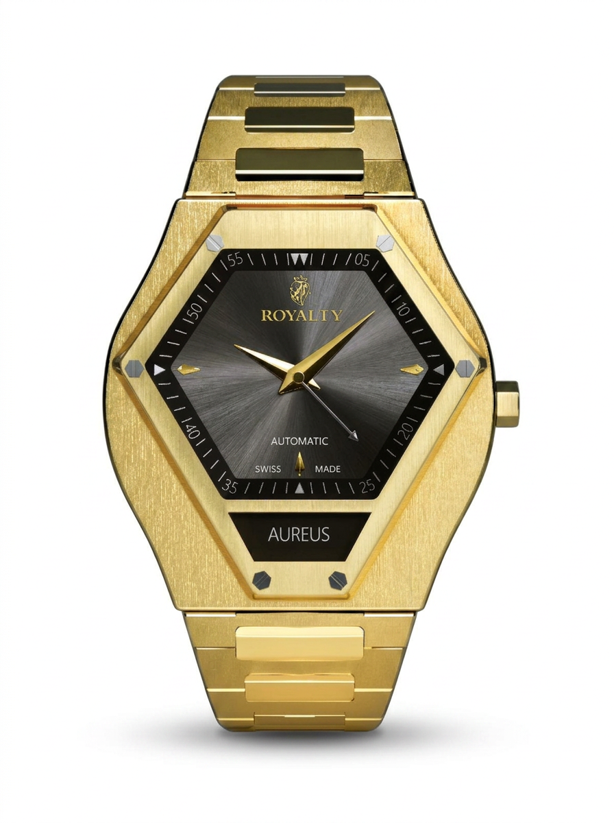 ROYALTY Aureus — Yellow Gold • Integrated Bracelet